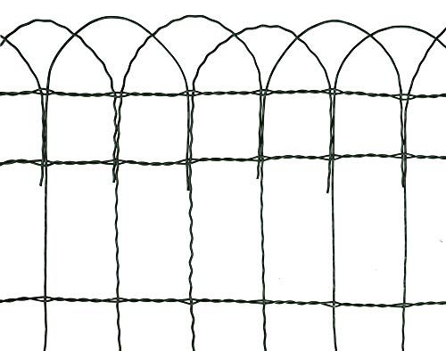 Verdelook Rete Metallica Plastificata Per Bordure, 0.4X10 M, Verde