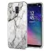 Produktbild Conie® Handyhülle Rück Schale für Samsung Galaxy J6 2018, Ultra Slim TPU Hülle aus Silikon mit Bilder Motiv, Kanten Display Kamera Schutz, Motiv Klassisch Marmor Design