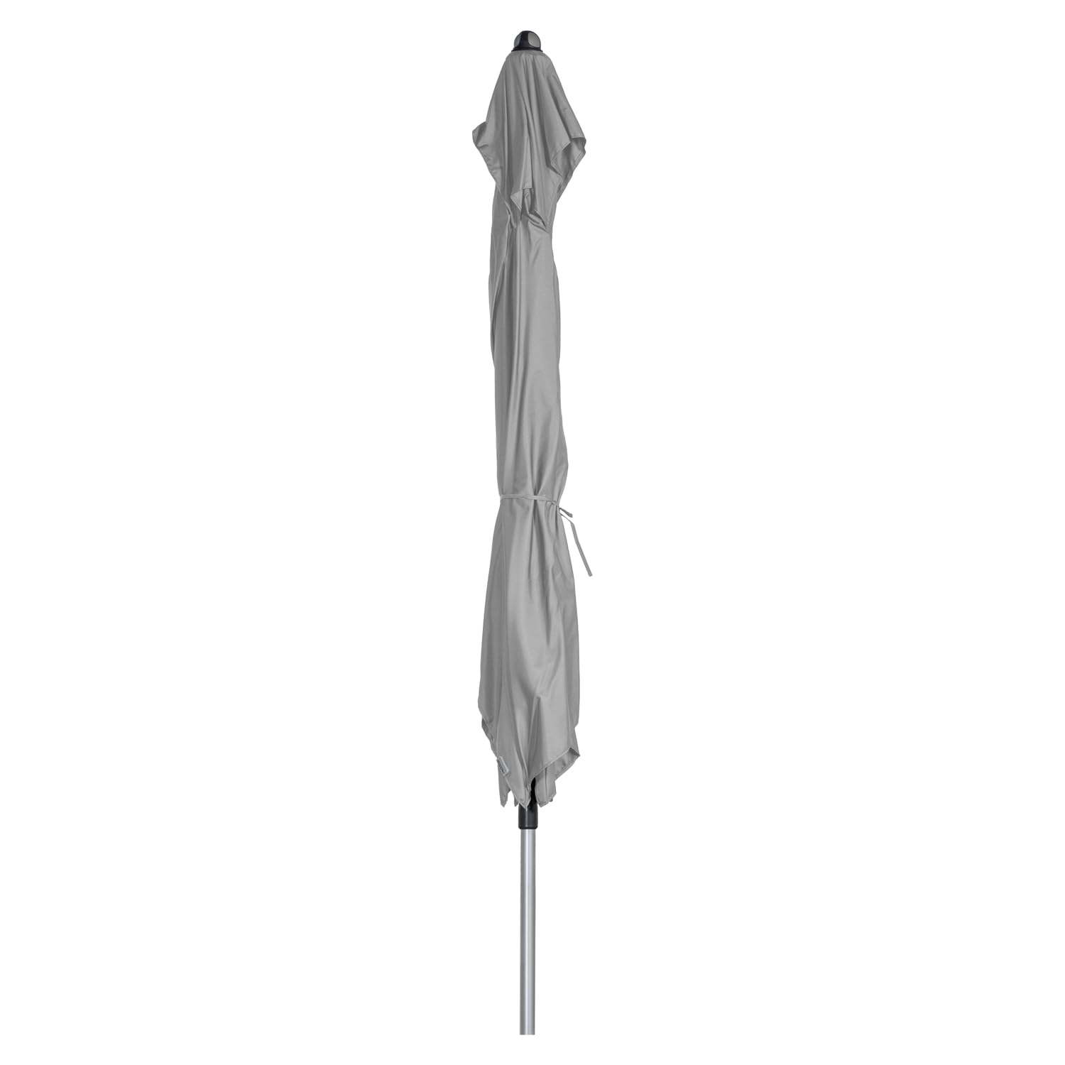 Doppler Mittelstockschirm Profi 300x200 cm, höhenverstellbar und neigbar, rechteckig, UV-beständig, mit Auto-Tilt-Funktion, Polyester Bezug, Light Grey