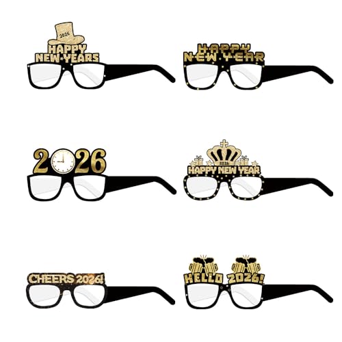Happy New Year’s Eve Glasses 2026 - Pack Of 12 | New Year’s Eve Party Supplies 2026 | Happy New Year Glasses 2026, Happy New Year Decorations 2026 | New Year’s Glasses, New Year’s Eve Decorations - Image 4