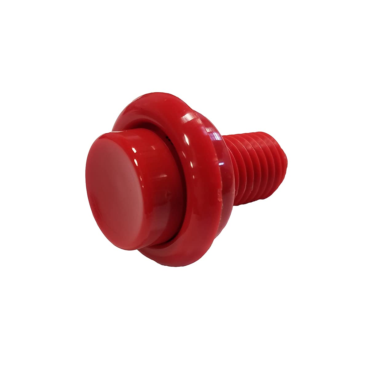 Bouton Flipper Arcade Rouge Translucide LED EXIT - Pour Machine à Sous, Neuf, Garantie 2 Ans