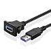 Bolongking Cable USB de montaje empotrado USB 3.0 Extensión USB Montaje en...