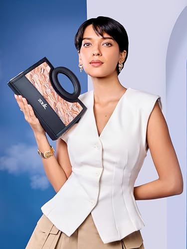 Image of ZOUK Zoe Sling Bag | Stylish Women's Crossbody Bags | Purse | Detachable Strap | Water-Resistant | Trendy Girls Side Bag | Compact & Chic