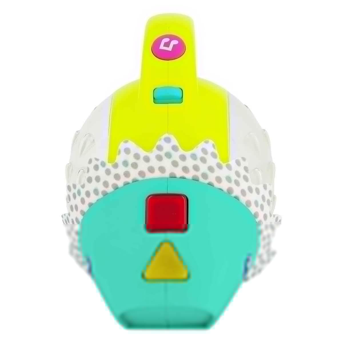 Infantino Push & Pop Musical Light-Up Mini-Vac Hedgehog Mini-Me Pretend Toy Vacuum with Music, Lights, Bouncing Balls, Sounds & Buttons, Helps Build Gross Motor Skills, for Babies & Toddlers