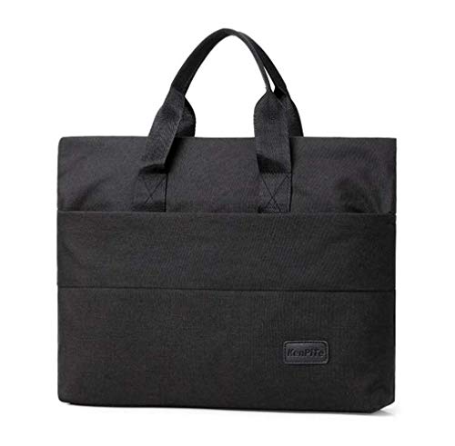 Handtasche Computer Aktentasche Apple MacBook Tablet Tasche 14-Zoll-Laptop-Tasche, weiche Stoffgriffkette, schwarz