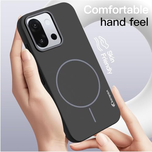 Image of KARWAN️Magnetic Ultra Slim-Fit Back Case Cover for Oneplus 13T |Hard PC Case Cover| Ultra-Thin & Light Weight with [Ultra Premium Feel] Case for Oneplus 13T(6.3 inch)(Black)
