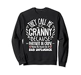 Photo Gallery funny grandma gift they call me granny partner in crime felpa Photo Gallery funny grandma gift they call me granny partner in crime felpa