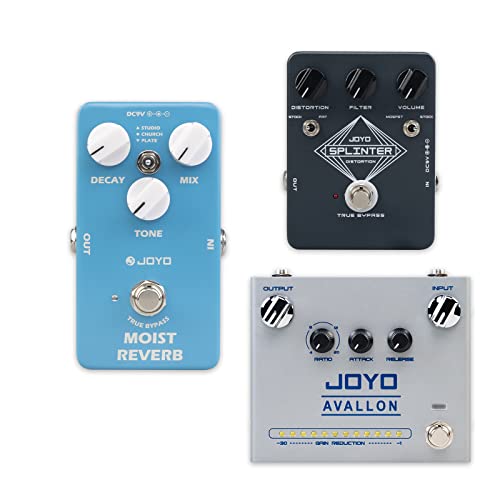 Joyo Compressor Effect Pedal,Distortion Guitar Effect Pedal And Reverb Effect Pedal Digital Guitar Pedal #TOP14
