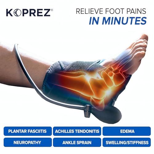 Koprez Foot Ice Pack Wrap with Compression Pump – Reusable Cryotherapy Wrap for Ankle, Heel, Achilles Tendon Pain Relief, Swelling & Injury Recovery, Universal Fit for Athletes - Image 3