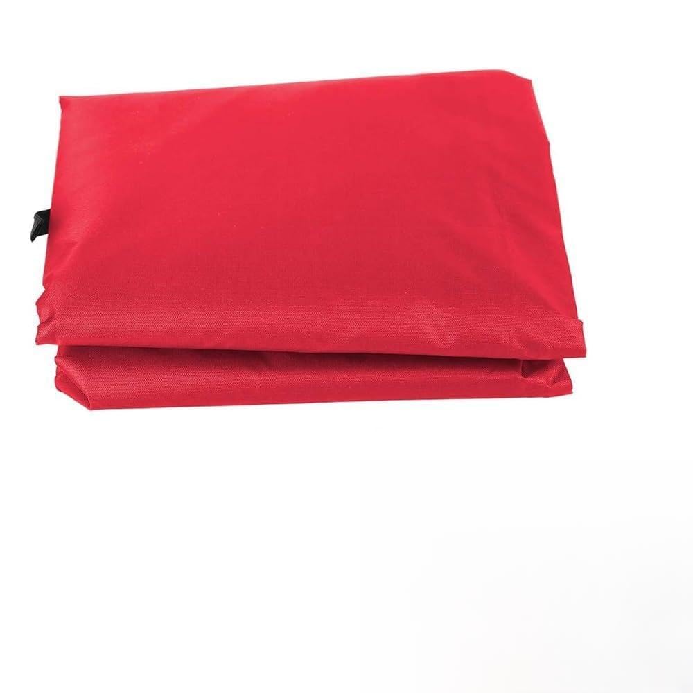 ZYXQQJ Patio Porch Swing Seat Cover 210D Oxford Waterproof Swing Cushion Protection Covers Replacement For 2/3 Seater, 51x18x3in 59x20x4in(Red,130x45x8cm/51x18x3in)