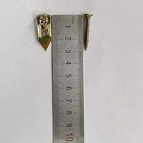 Generic 100PCS Metal Cavity Anchor Bolt Gypsum Board Expansion Bolt Hollow Wall Special Expansion Screw