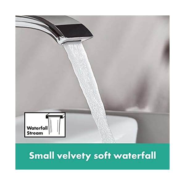 hansgrohe Waschtischarmatur Vivenis, Wasserhahn Bad mit Auslauf Höhe 110 mm, mit Zugstange, Badarmatur wassersparend… – Bild 5