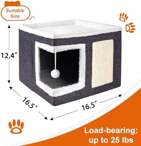 Cat Houses for Indoor Cats — top-down angle highlighting key features