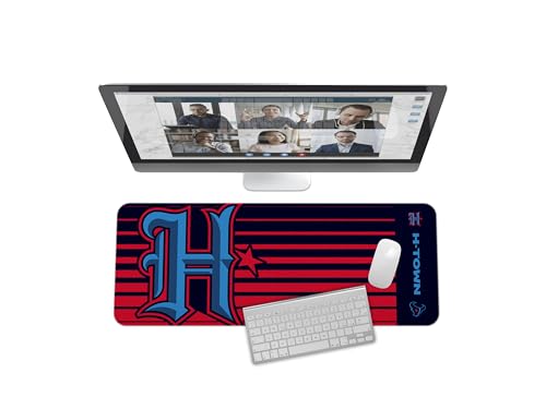 Image of SOAR NFL Unisex Multifunctional Desk Mat for Desktop, (31.5 inchx12 inch) - Ultra Soft Fabric with Non-Slip Rubber Backer - Water Resistant & Durable Nylon Stitching - Officially Licensed NFL, Desk Pad
