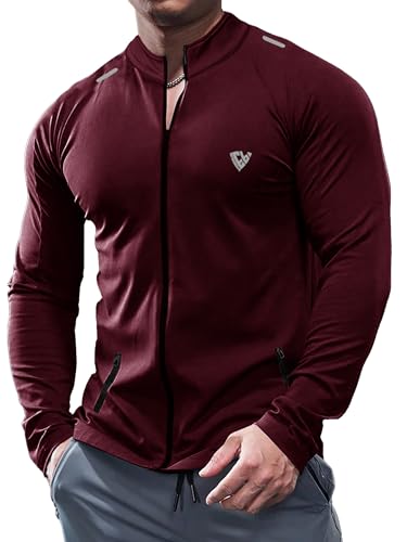Image of Noble Monk Men's Active wear Regular Fit T Shirt |Full Sleeves |Casual T-Shirt for Men