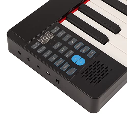 Vikye Piano électrique 61 Touches, Clavier de Piano Numérique Pliable MIDI avec Deux Haut-parleurs pour Débutants - Les Beatles, Paul McCartney, John Lennon, RIngo Starr, George Harrison Vikye Piano électrique 61 Touches, Clavier de Piano Numérique Pliable MIDI avec Deux Haut-parleurs pour Débutants – Image 5