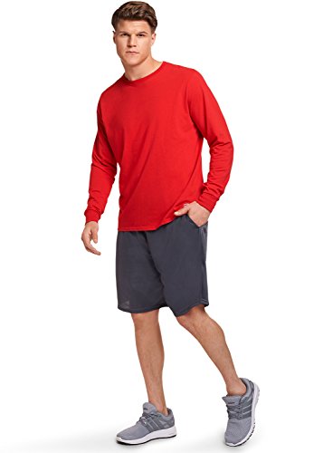 Russell Athletic Men's Mesh Short With Pockets, Stealth, Large #TOP1