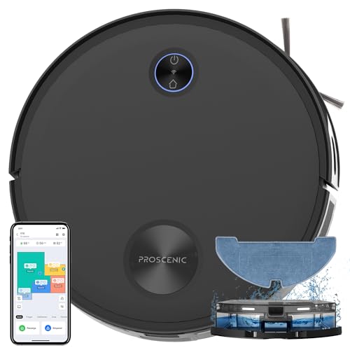 Proscenic V10 Robot Aspirador Floobot Fregado, Sistema de Fregado...