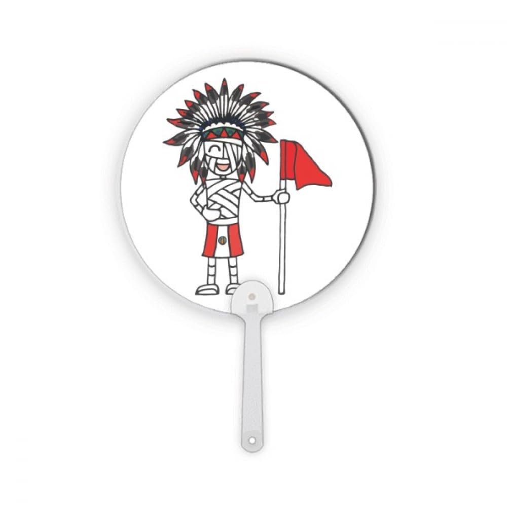 Drapeau péruvien de football rond plastique pour décoration
