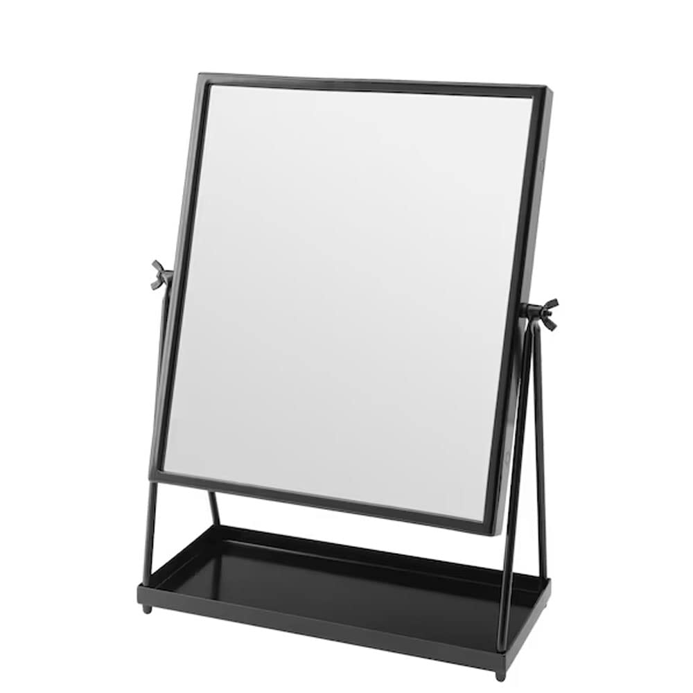 Ikea KARMSUND Turnable Table Mirror with Small Tray Under The Mirror for Jewellery Items, Small Beauty Items 2