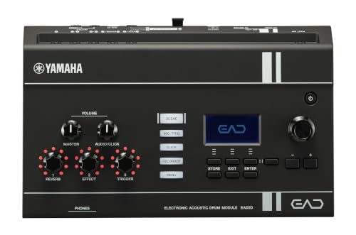 Image of Yamaha EAD20 Electronic Acoustic Drum Module Featuring Advanced Sound Engine with Stereo Condenser Microphone and Trigger Pickup