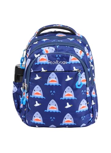 Image of PB Pearlbags Sigma 13L Printed Backpack,3 Compartments,Bottle Holder,Organizer,Premium Fabric,Water Resistant Anti Theft,School Bag for Boys and Girls