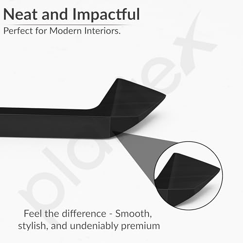 Image of Plantex Cabinet Handle /288mm Handle for Cabinet /Door Pull-Push Handle for Home /Office - Pack of 1 (Black)