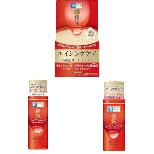 肌 ラボ 肌ラボ 極潤 ハリパーフェクトゲル 【医薬部外品】 無香料 100 グラム + 肌 ラボ 肌ラボ 極潤 薬用ハリ化粧水 【医薬部外品】 無香料 170 ミリリットル + 肌ラボ 極潤 薬用ハリ乳液 【医薬部外品】 無香料 140 ミリリットル【セ