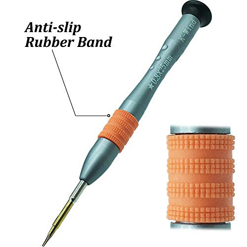 0.8Mm/P2/Ts1/Pl1 Precision Pentalobe Screwdriver For Apple Iphone Huawei P9 Maintenance, S2 High Alloy Steel Head, Magnetic Tip, Rotating Cap, 5 Point Star Screwdriver Repair Tool #TOP4