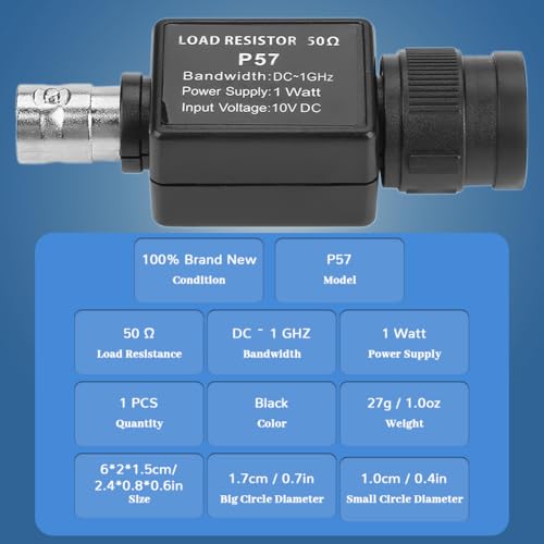 Adaptador BNC a BNC hembra 50 Ohm para medición miniatura 4