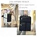 Over Luggage Organizer for Carry On Bag or Suitcase with Storage Pockets, 16” Laptop Sleeve with Handle, Travel Accessories Bag, Slide On Luggage Harness with Adjustable Straps (Black)