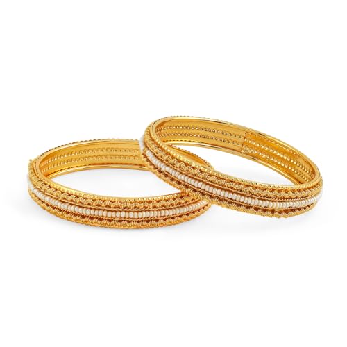 Image of Rubans Bangles Set of 2 Traditional Festive Jewellery Gift for Women & Girls