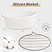Pro Goleem Small Woven Easter Basket with Gift Bags and Ribbons Durable Burr Baskets for Gifts Empty Small Rope Basket for Storage 12