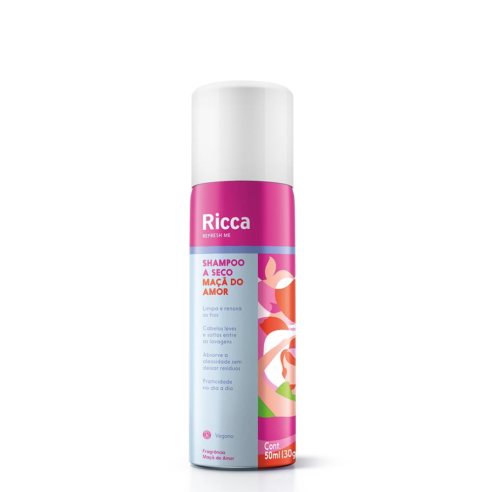 Ricca Shampoo A Seco Maçã do Amor 50ml