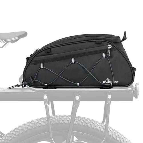BOBILIFE - Bolsa aislante para maletero de bicicleta, 10 litros, grande, impermeable, para bicicleta, viaje, expedición, para bicicleta, bicicleta eléctrica y motocicleta (bolsas laterales no