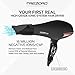 Professional Ionic Salon Hair Dryer, Powerful 2200 watt Ceramic Tourmaline Blow Dryer, Pro Ion Quiet Hairdryer with 2 Concentrator Nozzle Attachments - Best Soft Touch Body/ Black& Rose Gold