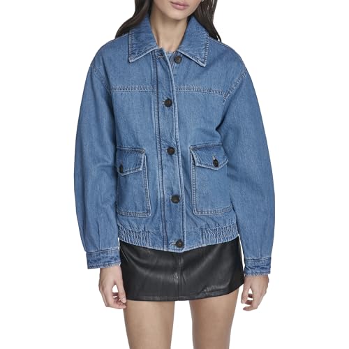 Image of Levi's Women's Relaxed Fit Cotton Bomber Jacket
