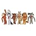 Fun Express Plush Long Arm Zoo Animal Toys (12 Pieces)