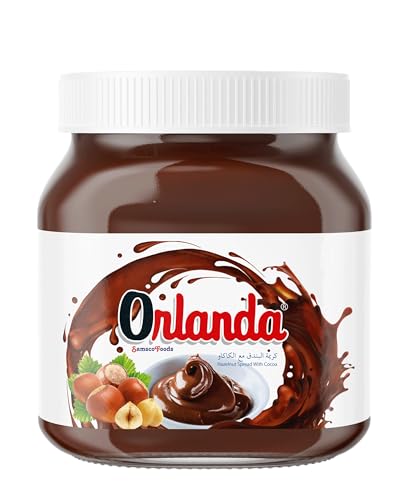 برطمان شوكولاتة سبريد بكريمة البندق مع الكاكاو من أورلاندا، ...