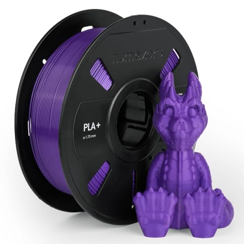 Image of NUMAKERS PLA+ 3D Printer Filament, 1.75mm, Dimensional Accuracy + /- 0.03 mm, 1 kg Spool (2.2 lbs), Compatible with Most FDM Printers (Thanos Purple)