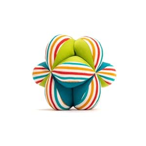 shumee Soft Plush Clutch Ball for Babies with Rattle (0 Month+) | Multicolor | Infant Soft Toys | Pediatrician Approved | Sensory Toys