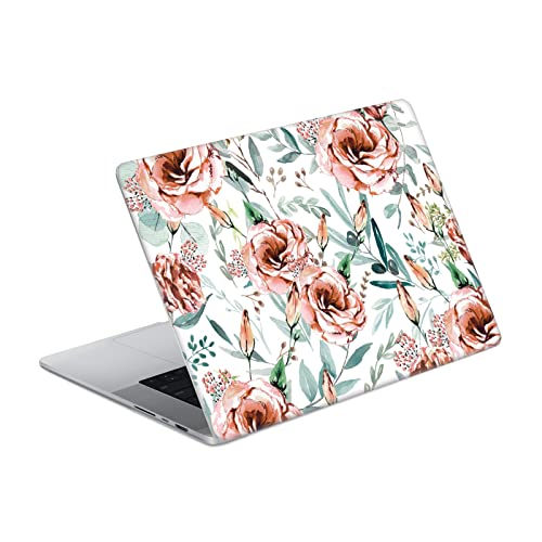Vinyle Autocollant MacBook Pro 14 Peau Fleur 3 Floral Explosion Blanc A2442 Protection Ordinateur