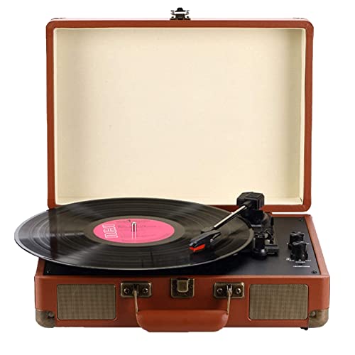 Tourne-Disque pour Tourne-Disque en Vinyle, phonographe Bluetooth en Cuir Haut-parleurs intégrés, Tourne-Disque USB Chaque Famille - Les Beatles, Paul McCartney, John Lennon, RIngo Starr, George Harrison Tourne-Disque pour Tourne-Disque en Vinyle, phonographe Bluetooth en Cuir Haut-parleurs intégrés, Tourne-Disque USB Chaque Famille