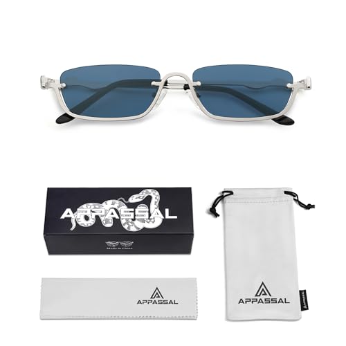 Y2K Snake Sunglasses for Women Men Narrow Rectangular Y2k Chic Sunnies AP3649