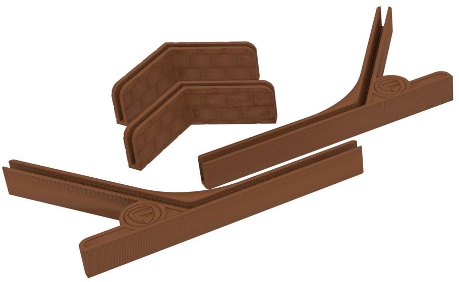 Feldherr Game Master set compatible with HeroQuest (2021) - Stands and page holders upgrade set for a stable Evil Sorceror screen and Quest Book