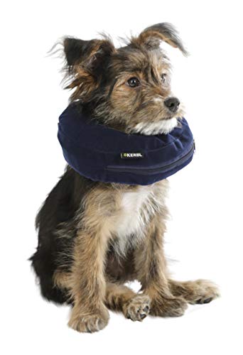 Kerbl Pet Hundehalskrause, aufblasbar, blau, Halsumfang 18-30cm
