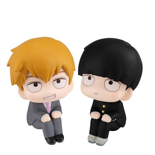 Zhongkaihua Figura de Mob Psycho 100, figura de Mob Kageyama Shigeo, figura de anime, modelo de PVC, decoración para el hogar, escritorio, coche, adorno de regalo de cumpleaños para fanáticos, 4.33