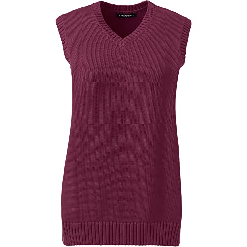 Lands' End School Uniform Women's Cotton Modal Sweater Vest3