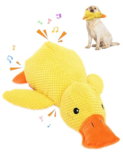 9in Quack-Quack Duck Dog Toy, 2025 Premium Mellow Dog Calming Dog...