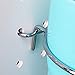 WORLD AXIOM Pegboard Bins with Rings Set of 4 - Ergonomic 1/4 Pegboard Accessories Cups- Peg Board Attachments for Art & Craft Supplies - Sturdy Pegboard Organizer Baskets Kit for Storage